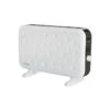 PuroStock Calefactor eléctrico Liliana CFB17 blanco y negro