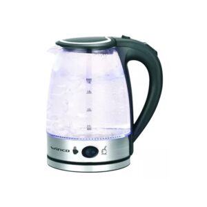 PuroStock Pava eléctrica Winco W83 transparente 220V 1.8L