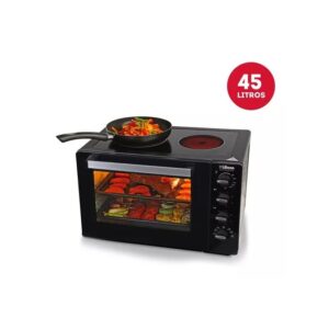 PuroStock Horno Eléctrico Liliana Electricuccine Ao945v 45 Lts 2anafes