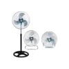 Ventilador 3 en 1 Kanji KJH-FH1209 negro con 3 palas de metal, 18" de diámetro 220 V