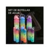Set 3 Botellas De Agua Motivacional Medidas Con Tapa