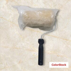 RODILLO LANA NATURAL 17CM PELO LARGO